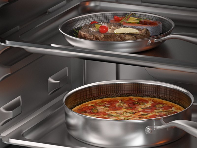 COOKER KING: oven finish, steel handles