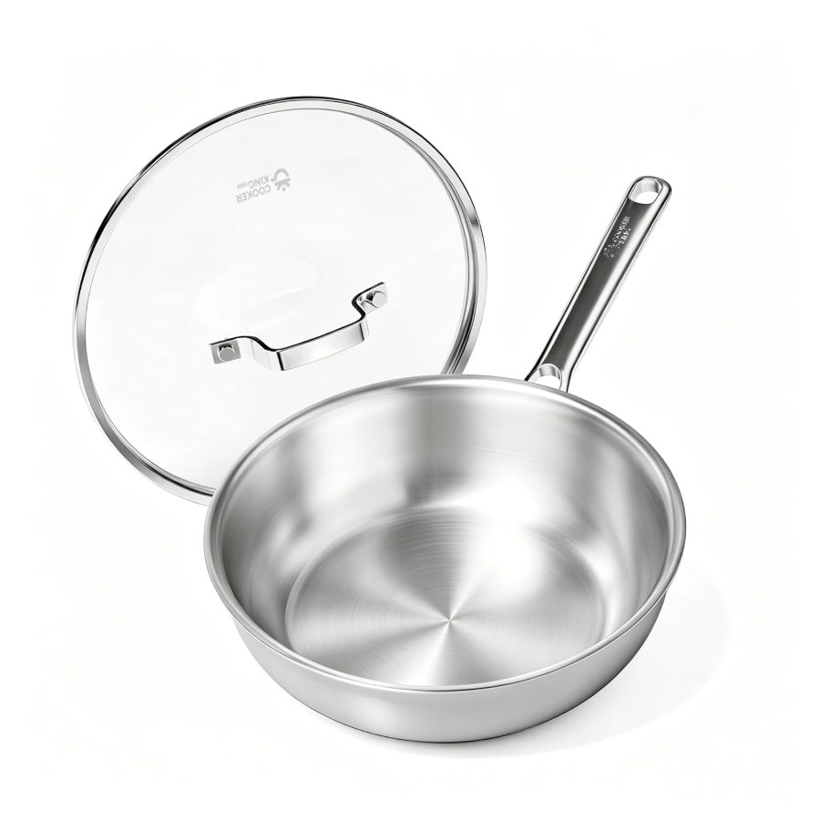COOKER KING 10" Stainless Steel Wok