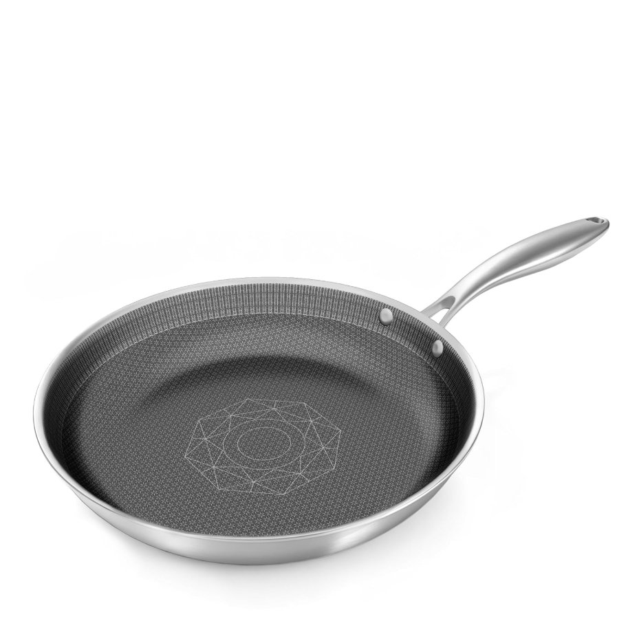 COOKER KING 12-Inch Stainless Steel Pan