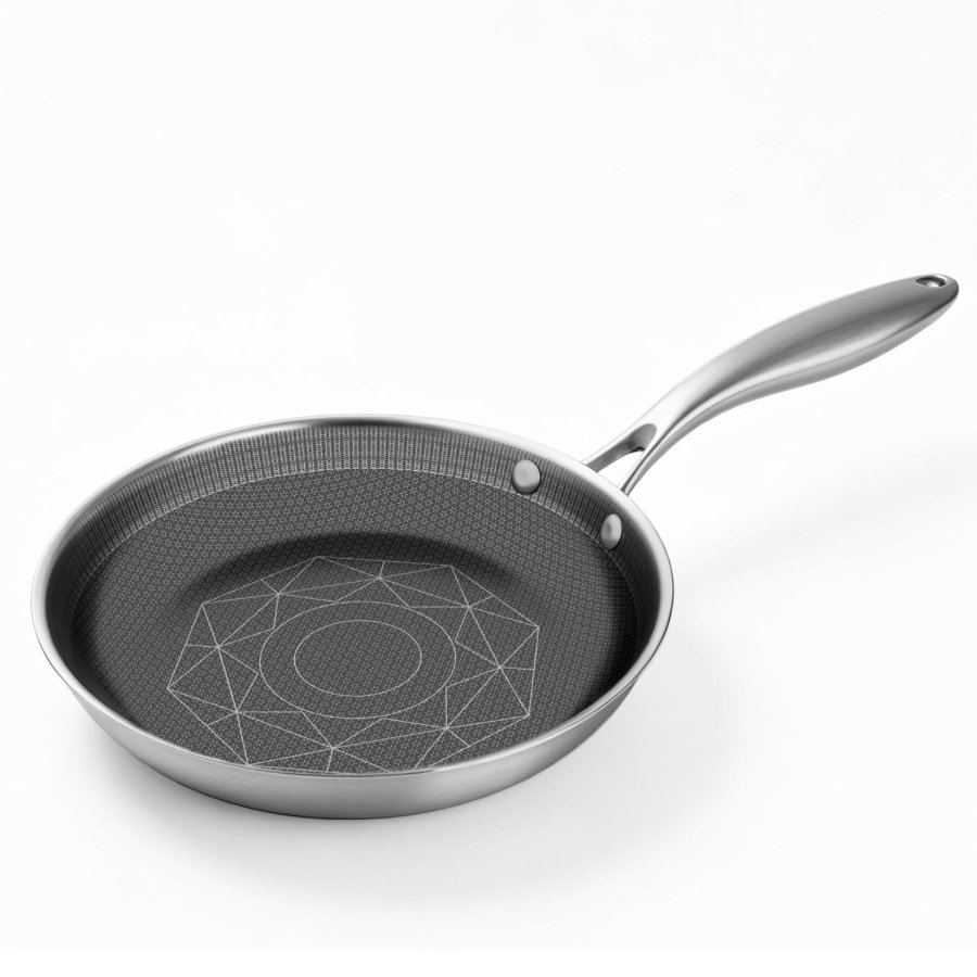 COOKER KING 8-Inch Stainless Steel Pan